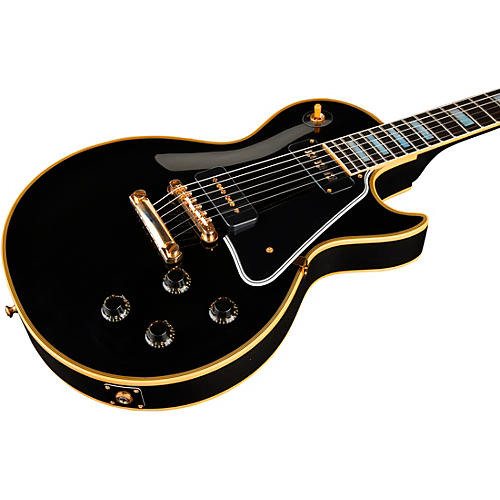 Gibson Custom 1954 Les Paul Custom Staple Pickup Reissue VOS Electric Guitar Ebony