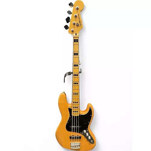Used Squier Classic Vibe 70s Jazz Bass Natural Electric Bass Guitar Natural