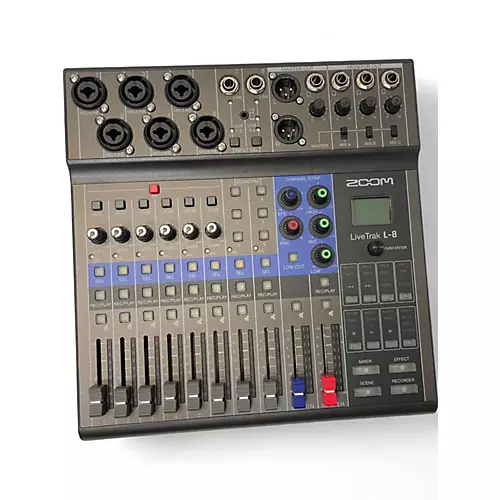 Used Zoom LIVETRAK L-8 Unpowered Mixer