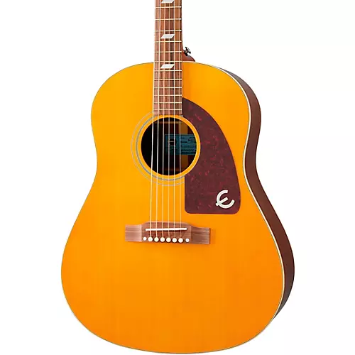 Epiphone Masterbilt Texan Acoustic-Electric Guitar Faded Cherry Aged Gloss