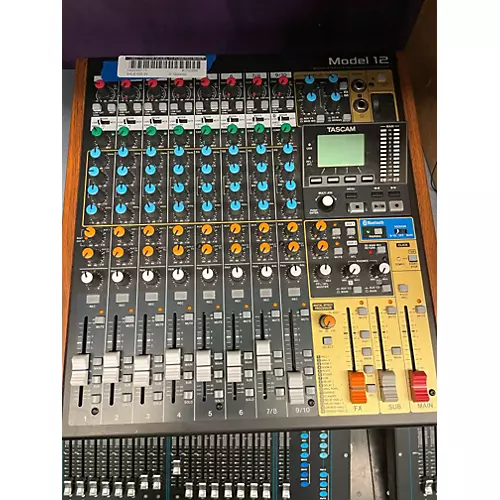 Used TASCAM MODEL 12 Powered Mixer