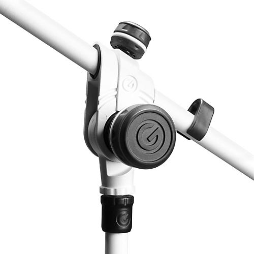 Gravity Stands MS 4322 Microphone Stand With Telescoping Boom - White