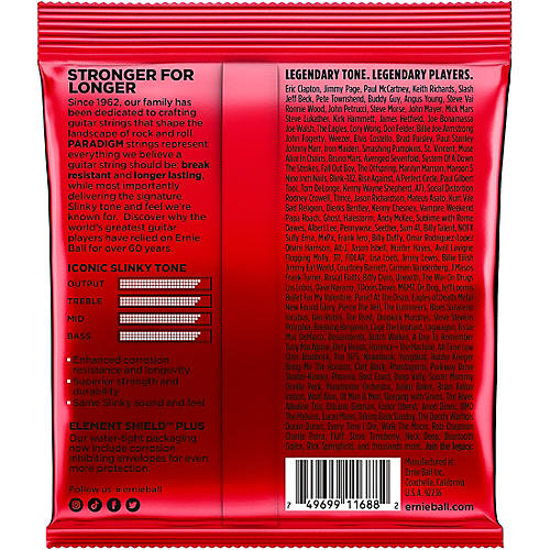Ernie Ball Paradigm Burly Slinky Electric Guitar Strings 11-52 Gauge