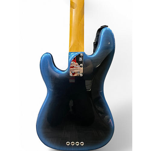 Used 2020s Fender American Professional II Precision Bass Dark Night Electric Bass Guitar Dark Night