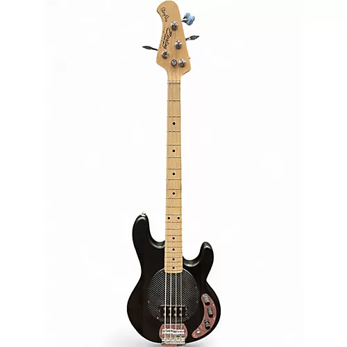 Used Sterling by Music Man Sub 4 Satin Black Electric Bass Guitar Satin Black