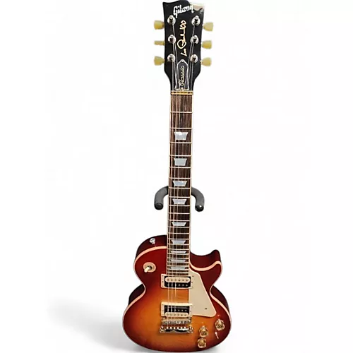 Used 2015 Gibson Les Paul Classic 2015 Heritage Cherry Sunburst Solid Body Electric Guitar Heritage Cherry Sunburst