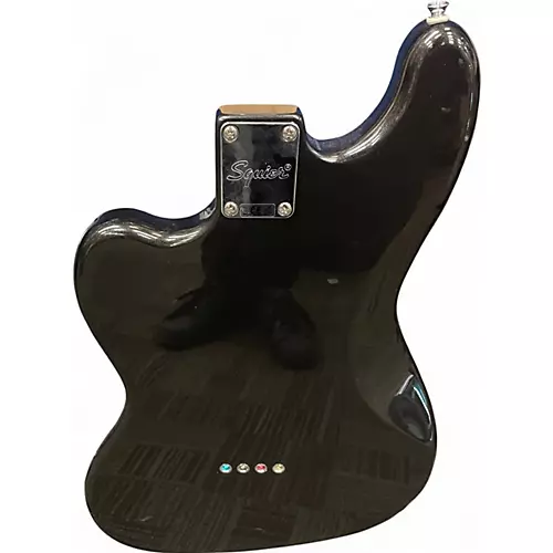 Used Squier Paranormal Rascal HH Metallic Black Electric Bass Guitar Metallic Black