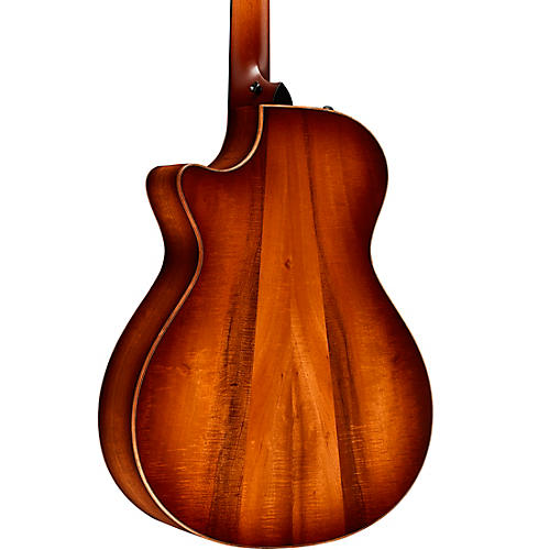 Taylor Custom Redwood-Figured Hawaiian Koa Grand Concert Acoustic-Electric Guitar Shaded Edge Burst