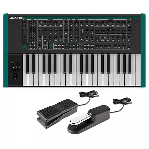 PWM Instruments Mantis Hybrid Synthesizer Keyboard With Universal Sustain and Expression Pedal