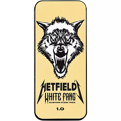 Dunlop James Hetfield Signature White Fang Guitar Picks and Tin 1.14 mm 6 Pack