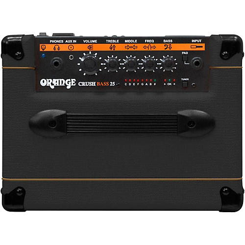 Orange Amplifiers Crush Bass 25 25W Bass Combo Amplifier Black