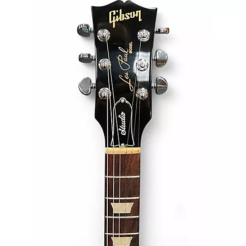 Used Gibson Les Paul Studio Trans Red Solid Body Electric Guitar Trans Red