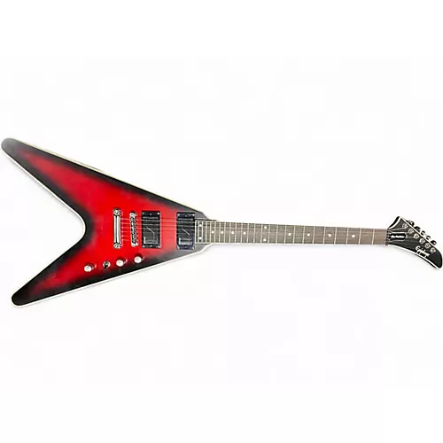 Used 2022 Epiphone Dave Mustaine Aged Dark Red Solid Body Electric Guitar Aged Dark Red