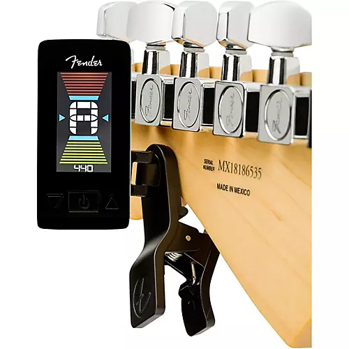 Fender Original Tuner Clip-On Instrument Tuner Fiesta Red