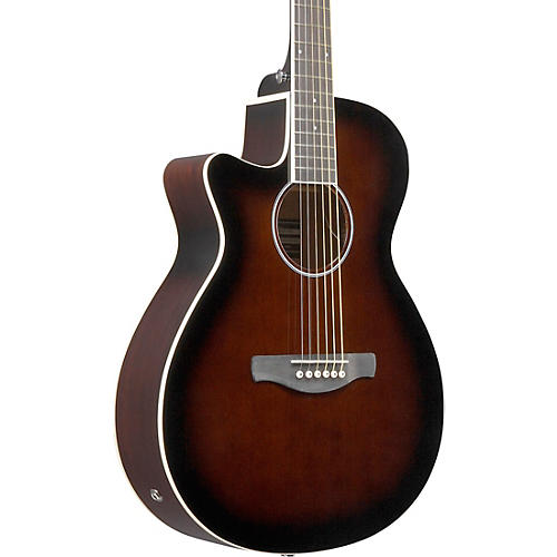Ibanez AEG7L Left-Handed Acoustic-Electric Guitar Dark Violin Sunburst