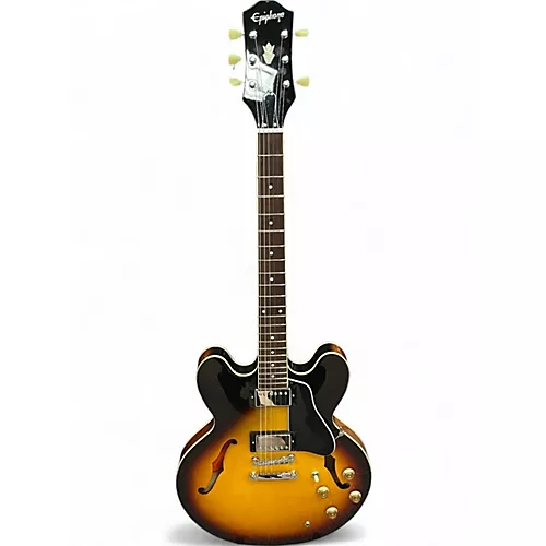 Used Epiphone ES-335 IG 2 Color Sunburst Solid Body Electric Guitar 2 Color Sunburst