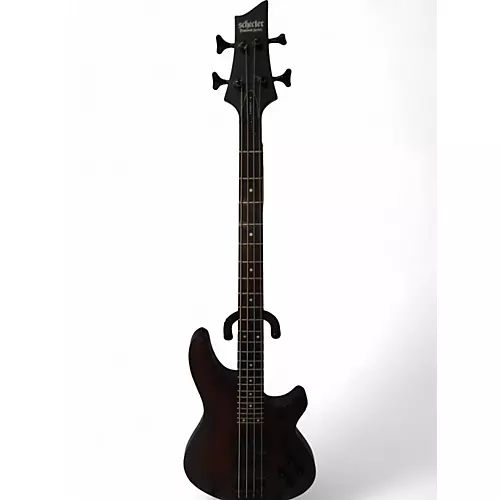 Used Schecter Guitar Research Omen 4 String Natural Electric Bass Guitar Natural