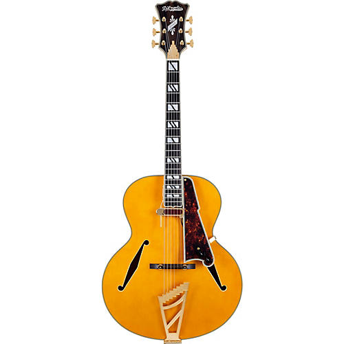 D'Angelico Excel Style B Archtop Electric Guitar Amber