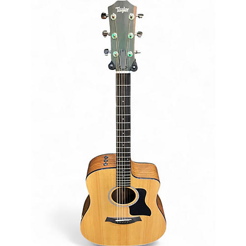 Used Taylor 210ce Natural Acoustic Electric Guitar Natural