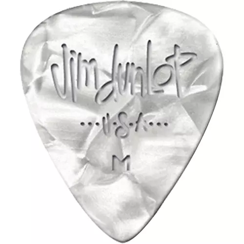 Dunlop Premium Celluloid Classic Guitar Picks 1 Dozen Purple Pearloid Medium