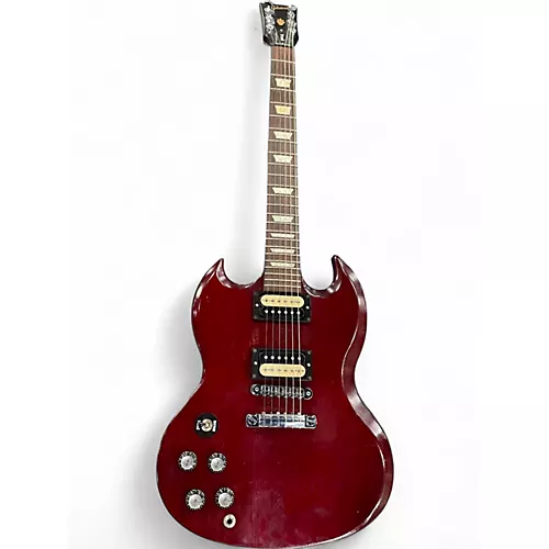 Used Gibson SG Future Tribute LH Trans Red Solid Body Electric Guitar Trans Red