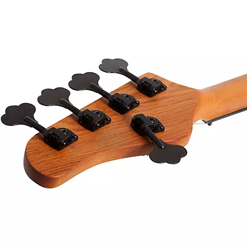 Schecter Guitar Research Model T Exotic Ziricote 5 Electric Bass Natural Satin