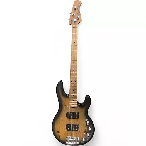Used Sterling by Music Man RAY34HH Spalted Maple Electric Bass Guitar Spalted Maple