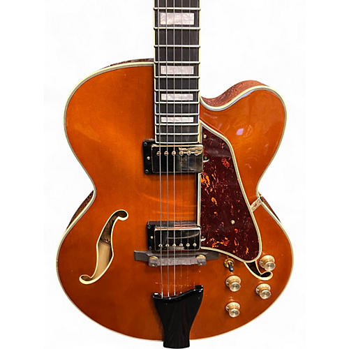 Used Ibanez AF95 Amber Hollow Body Electric Guitar Amber
