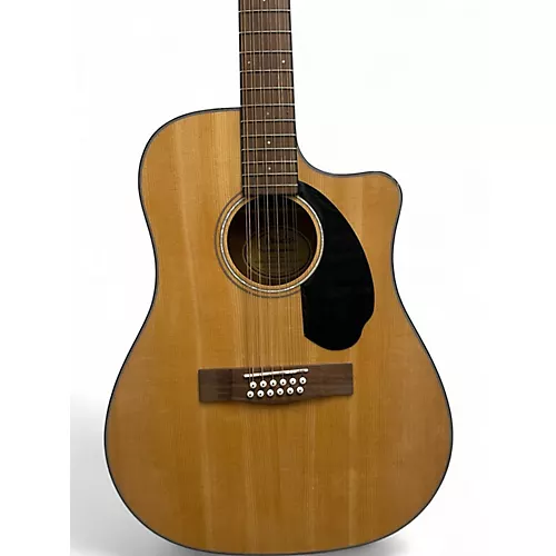 Used Fender CD 60SCE 12 STRING Natural 12 String Acoustic Guitar Natural