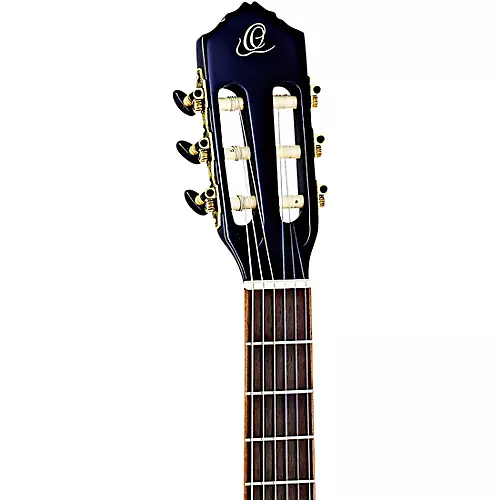 Ortega Family Series R221SNBK Slim Neck Classical Guitar Gloss Black