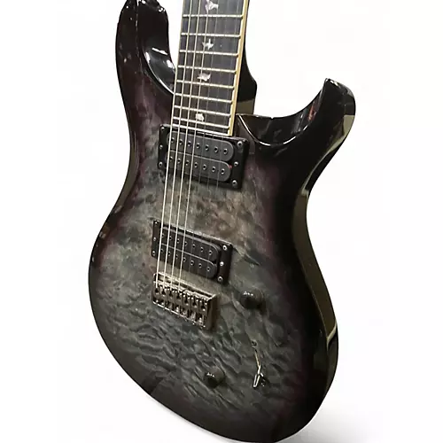 Used PRS SE Mark Holcomb svn Trans Black Solid Body Electric Guitar Trans Black