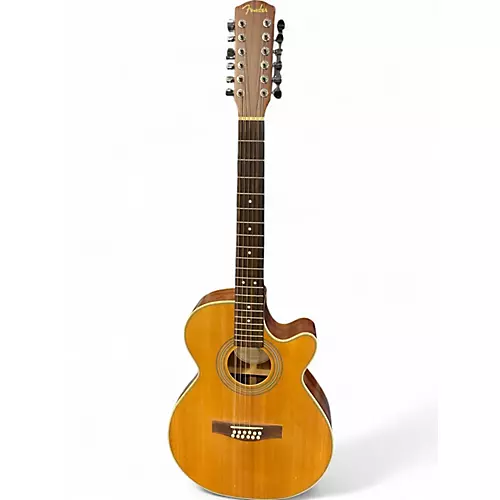 Used Fender JG-12CE Natural 12 String Acoustic Guitar Natural