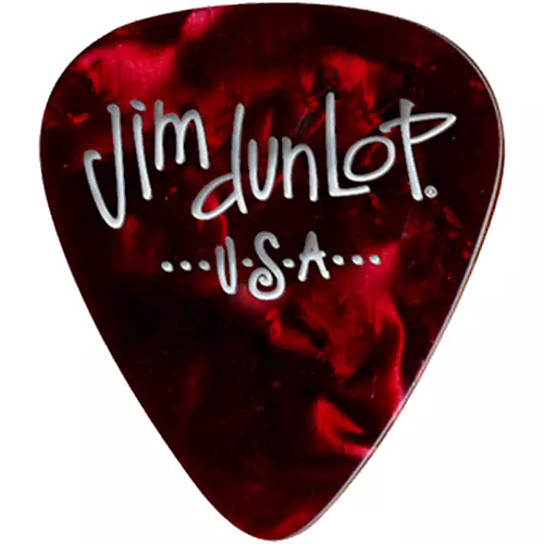 Dunlop Premium Celluloid Classic Guitar Picks 1 Dozen Purple Pearloid Medium