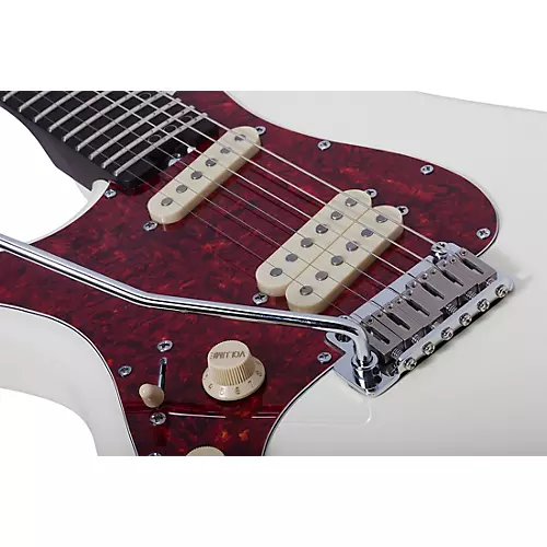 Schecter Guitar Research MV-6 Left-Handed Electric Guitar Olympic White