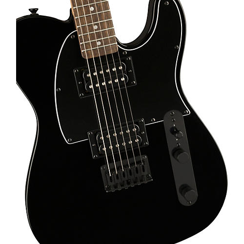 Squier Affinity Telecaster HH Electric Guitar With Matching Headstock Metallic Black
