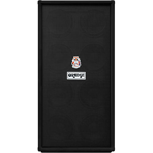 Orange Amplifiers OBC810C 1200W 8x10 Bass Speaker Cabinet Black