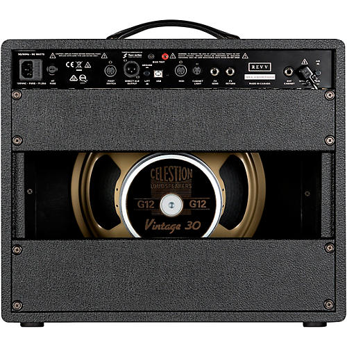 Revv Amplification D25 25W 1x12 Tube Combo Amplifier Black