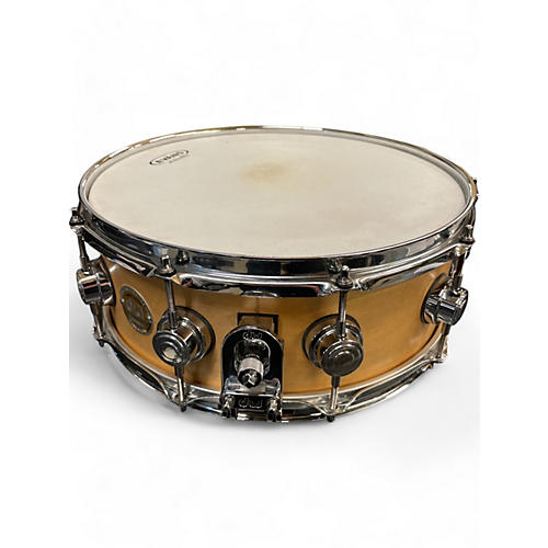 Used 2006 DW 5X14 Collector's Series Maple Snare Natural Drum Natural 8