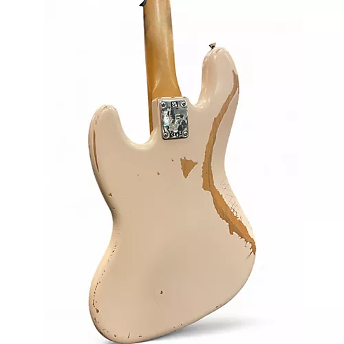 Used Fender Flea Signature Jazz Bass Shell Pink Electric Bass Guitar Shell Pink