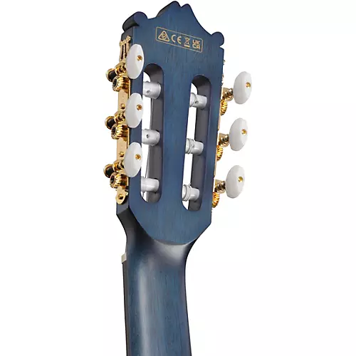 Ibanez GA5MHTCE Classical Nylon-String Acoustic-Electric Guitar Blue Berry