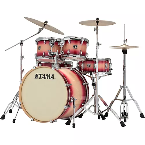 Open-Box TAMA Superstar Classic Custom 5-Piece Shell Pack Condition 1 - Mint Ruby Natural Burst