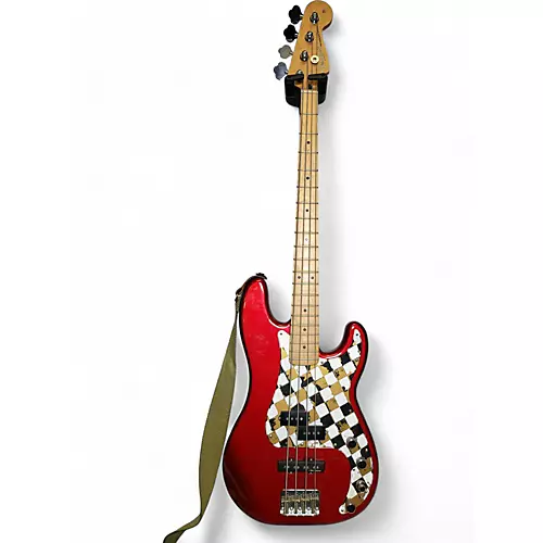 Used Fender Precision Bass Special Active Candy Apple Red Electric Bass Guitar Candy Apple Red