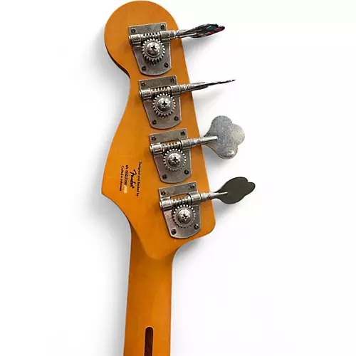 Used Squier Contemporary Jazz Bass Seafoam Green Electric Bass Guitar Seafoam Green