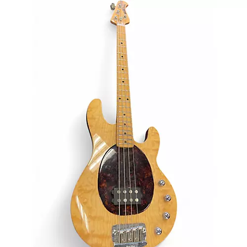 Vintage 1996 Ernie Ball Music Man 20th Anniversary Sting Ray Natural Electric Bass Guitar Natural