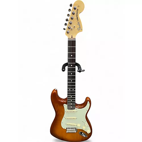 Used 2024 Fender American Performer Stratocaster SSS Honey Burst Solid Body Electric Guitar Honey Burst