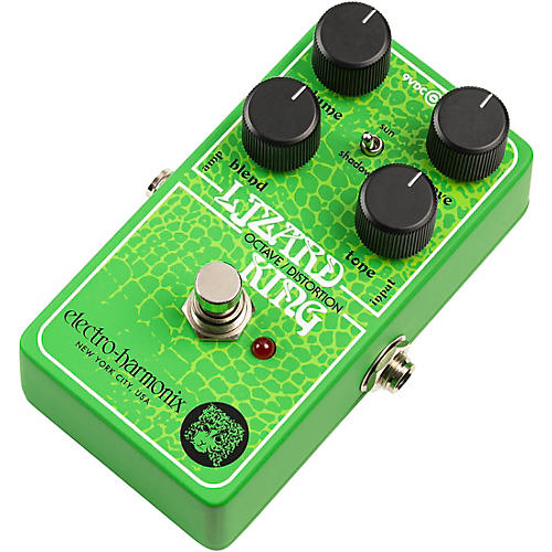 Electro-Harmonix Lizard King Octave Fuzz Effects Pedal Green