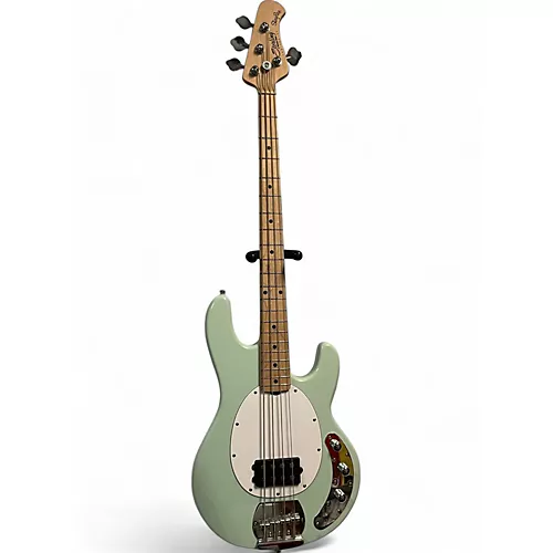 Used Sterling by Music Man Stingray Seafoam Green Electric Bass Guitar Seafoam Green