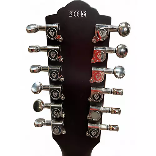 Used Guild F2512CE 2 Color Sunburst 12 String Acoustic Electric Guitar 2 Color Sunburst