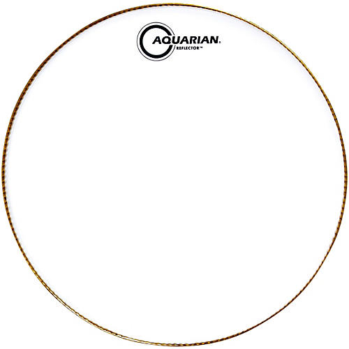 Aquarian Ice White Reflector Drum Head 18 in.