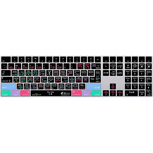KB Covers Logic Pro X Keyboard Cover for Apple Magic Keyboard With Num Pad